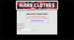 Desktop Screenshot of kinky-clothes.com